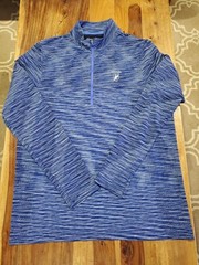 Under Armour 1/4 Zip Pullover Men’s L Slim Fit Golf ⛳️ Threadbone With Logo