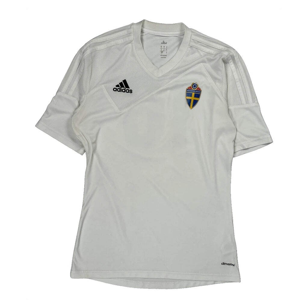 Sweden National Team Adidas Training Football Shirt - Small White Polyester gallery