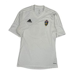 Sweden National Team Adidas Training Football Shirt – Small White Polyester