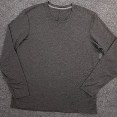 Lululemon 5 Year Basic Shirt Mens XXL Gray Heather Long Sleeve Crewneck Athletic