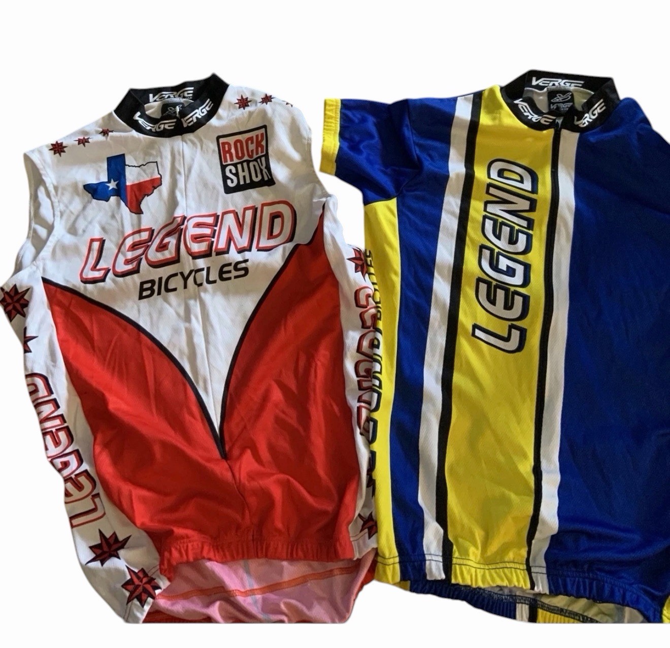 Verge 2 Mock Neck Legend Bicycles Racing Shirt Men's Size Medium gallery