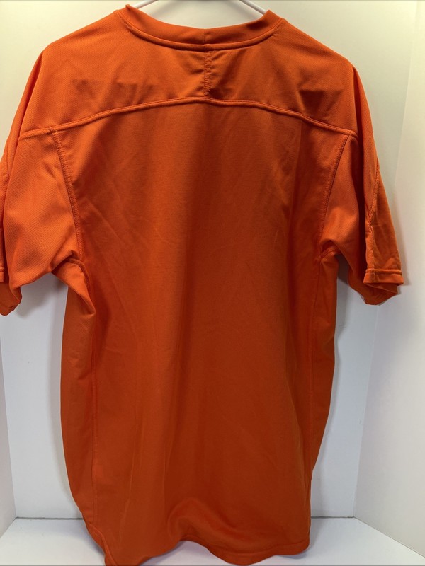 Nike Dri Fit T Shirt Mens L Orange Activewear Short Sleeve Casual Athleisure gallery