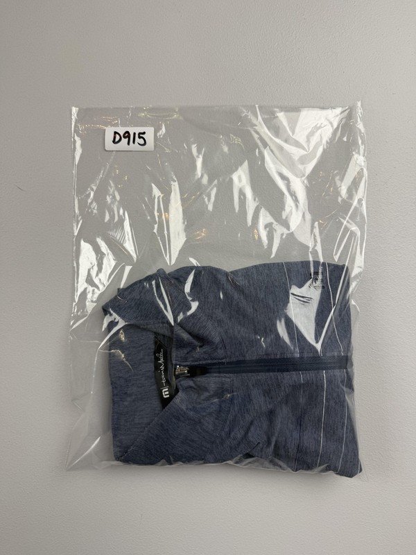 TravisMathew Pullover Mens Small Blue Quarter Zip Stripe Golf Performance Top gallery