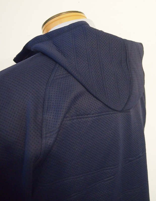 Peter Millar Orion Quilted Performance Fabric Hoodie NWT Medium $250 Navy Blue gallery