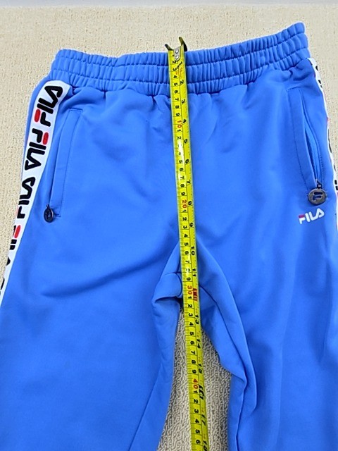 Fila Track Pants Mens Blue Size S 100% Polyester gallery