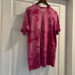 Lululemon Metal Vent Tech T 2.0 Disconnect Marble Dye Pink SZ : S Worn Once !