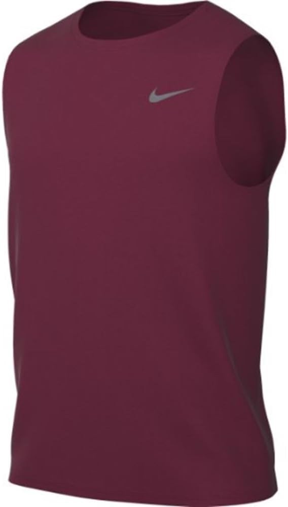 Nike Dri-Fit Men's Training Tank Top Muscle Tee Dark Maroon 384406-669 gallery