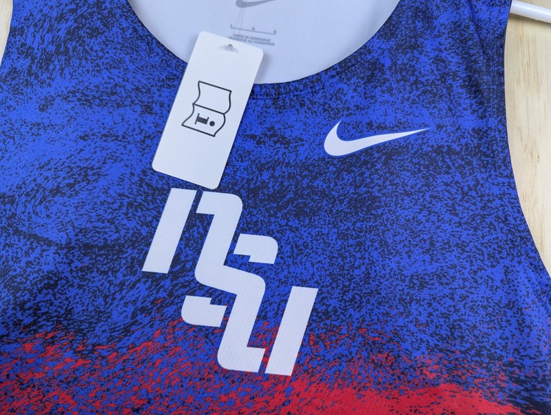 Nike Men's Large Track Compression Singlet NSU Nike State University Sample NWT gallery