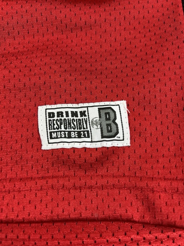Bacardi Rum #62 Football Jersey Liquor Alcohol Promo Size XL Screen Print Logo gallery