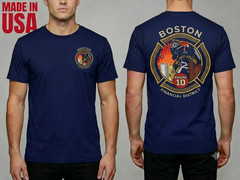 NEW Boston Fire Department Engine 10 – v3 SHIRT S-2XL MADE IN USA