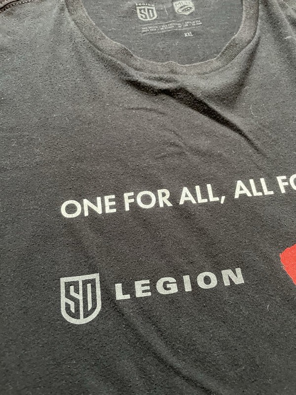 San Diego Legion Major League Rugby Union T Shirt Size XXL MLR “All For One” 2XL gallery