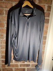 Ultra Club cool & dry Mens size Medium Grey zip up/pull over