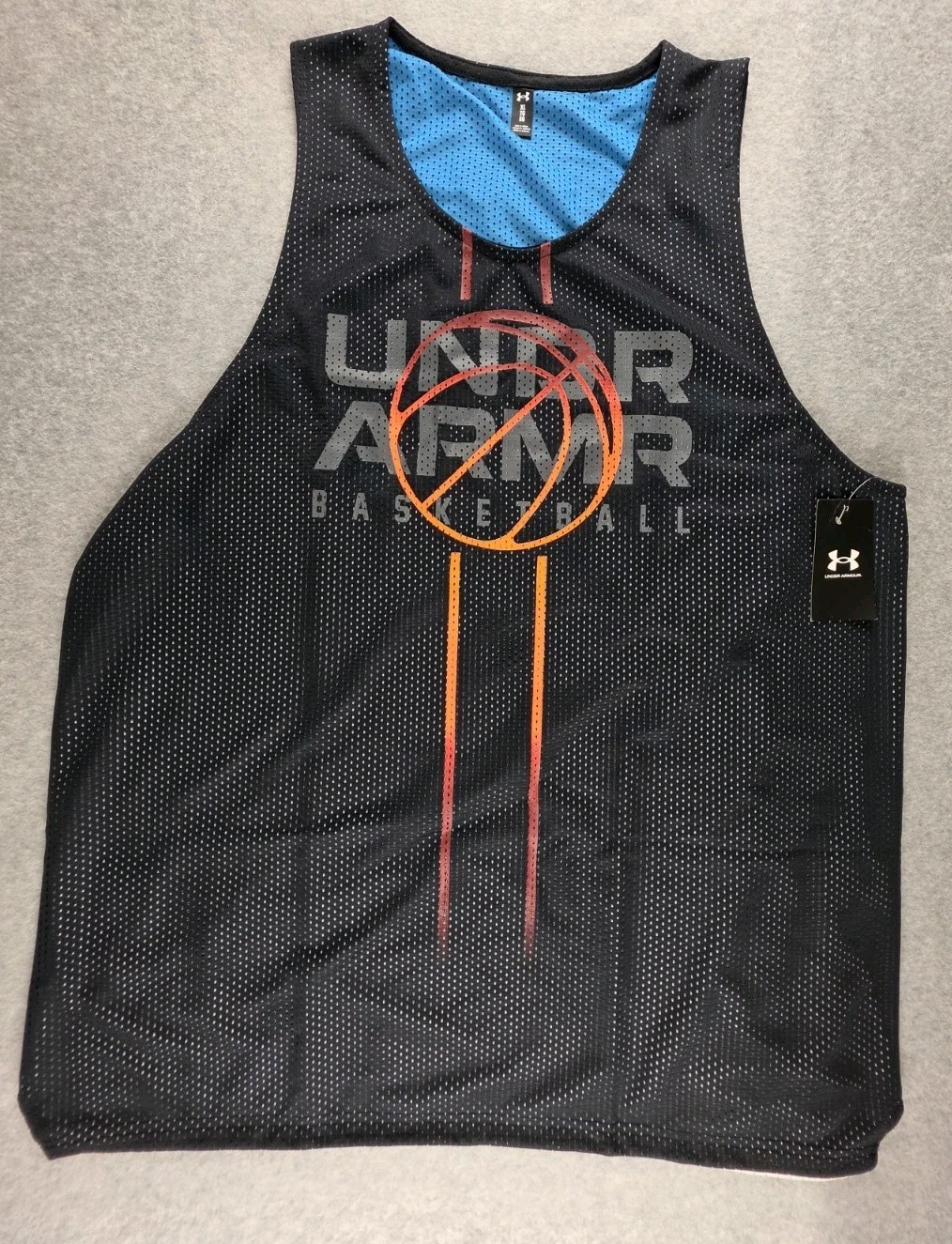 Under Armour Zone Reversible Basketball Jersey Mens Size XL gallery