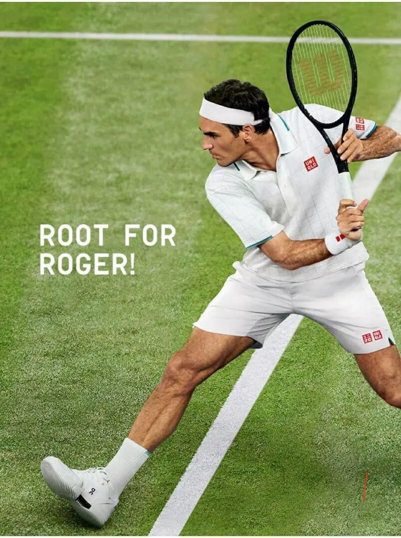 UNIQLO Wrist Bands White Unisex ONE SIZE Roger Federer RF Kei Nishikori Djokovic gallery