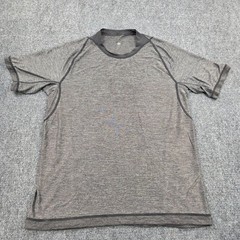 Lee Extra Large Lululemon Short Sve Athletic T-Shirt Heathered Gray Gym Stealth