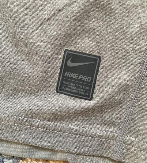 NIKE Hypercool Pro Max Fitted Gray Metallic Silver Men's LARGE - Worn Once. gallery