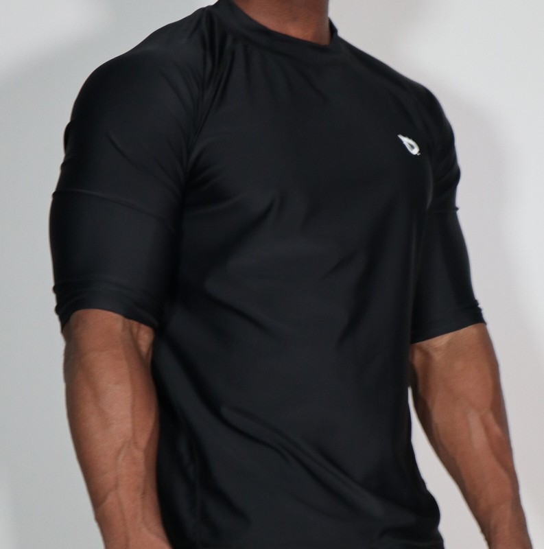 MEN'S BLACK NYLON SHIRT SIZE 2XL gallery