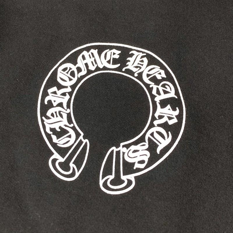 CHROME HEARTS SWTSHRT HD PLVR Flare Logo Horseshoe Apparel Hoodie Hood Parka gallery