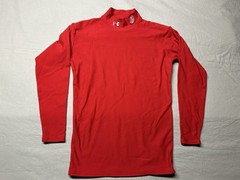 Under Armour US Ski Team Compression Top Mens Large Red Embroidered Made In USA