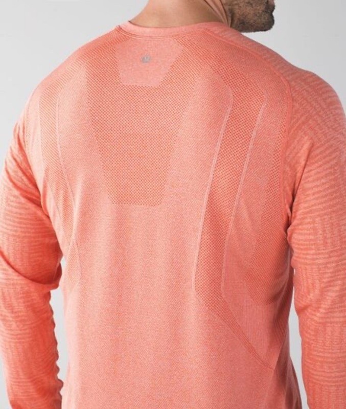 Lululemon Mens Metal Vent Tech Athletic Long Sleeve Dusty Rose Top Medium gallery