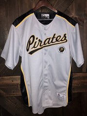 DYNASTY Pittsburgh Pirates Baseball Gray Black Gold Jersey Men’s Large