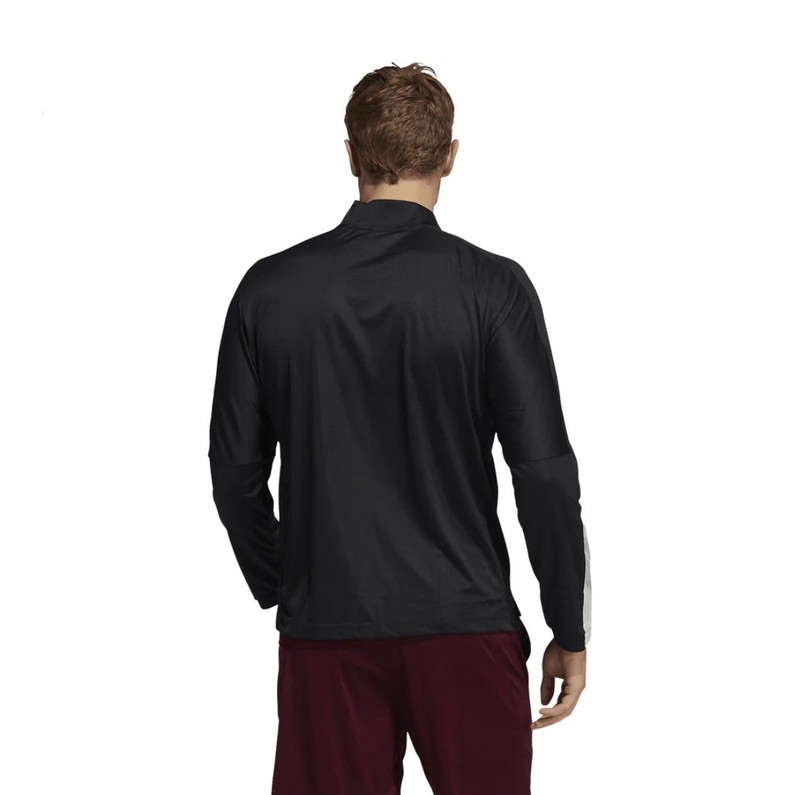 adidas Men's LS 1/4 Zip Knit Pullover - Black (GM2576) *RETAIL $65* gallery