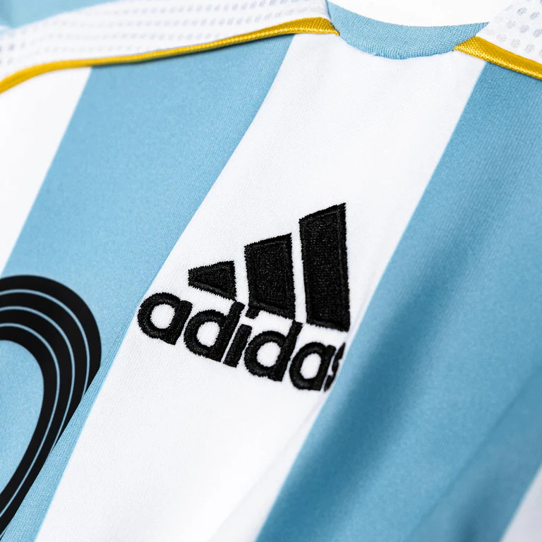 adidas Argentina Retro Team Logo Beckenbauer Tee Originals Slim T-Shirt Men Size gallery