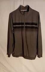 Travis Mathew 1/4 Zip Performance Jacket Pullover Men’s XL Gray w/TPC Vegas Logo