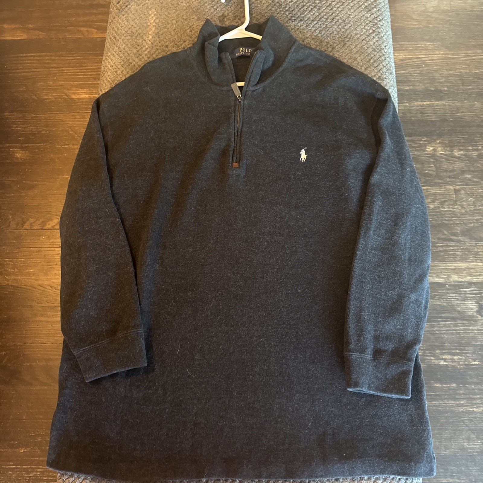 Polo Ralph Lauren Big 1/4 Zip Performance Dark Gray Pullover Men’s 2XB BIG gallery