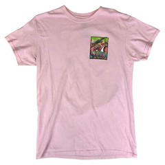 Early 2000s Y2K Light Pink Maui & Sons Surf Skate Graphic T-Shirt Medium
