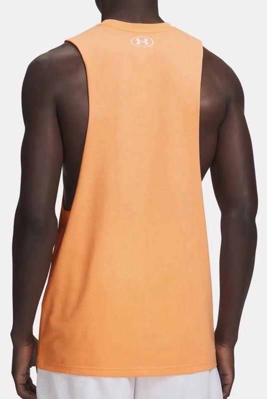 NWT Men’s Size M Under Armour Left Chest Cut Off Tank Top Shirt 1329286-870 $25 gallery
