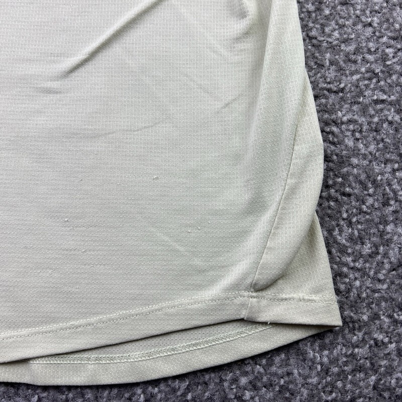 Lululemon Shirt Mens Extra Large Yellow Ventilated Hiking Performance Yoga Gym gallery
