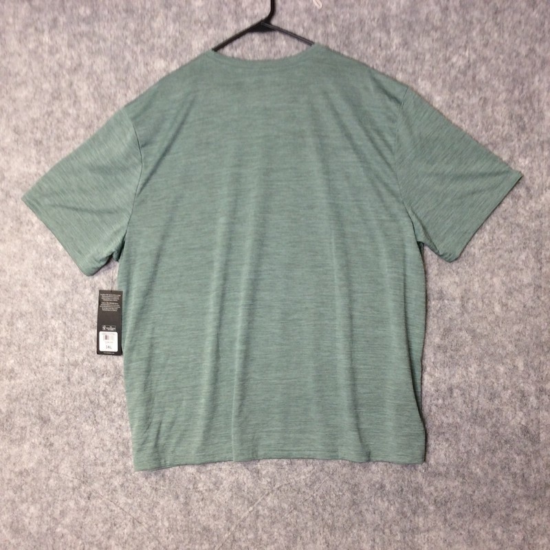 Skechers Performance T-Shirt Heather Emerald Green Size 3XL NWT gallery