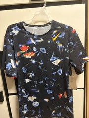 Nike AeroSwift Glam Dri-FIT ADV Short-Sleeve Running Top Mens Small IH5043-010