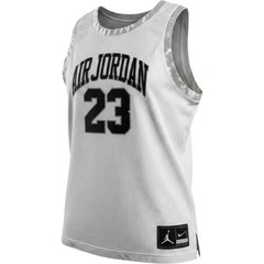 Air Jordan Michael Jordan 23 Basketball Jersey White Mesh Mens Medium Vintage