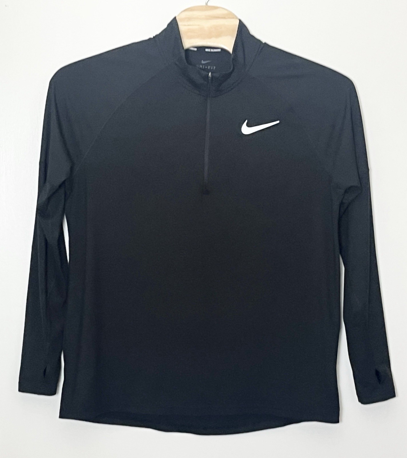 Nike 1/2 Zip Pullover Shirt Men’s XL Black Running Reflective Breathable Gym gallery