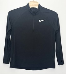 Nike 1/2 Zip Pullover Shirt Men’s XL Black Running Reflective Breathable Gym