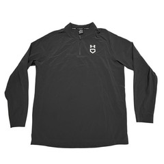Under Armour Mens Size M Jacket Utility Cage Baseball Pullover Gray Long Sleeve