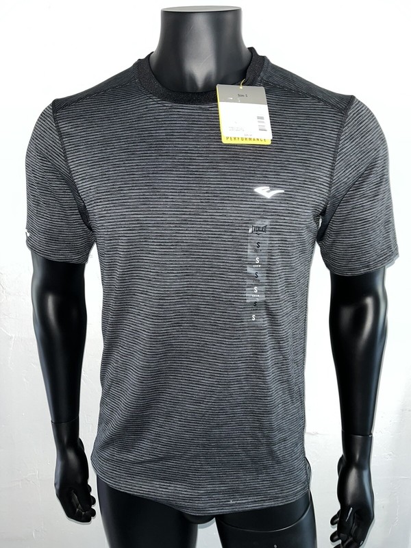 NWT Ever Dri Performance Everlast Striped T-Shirt PICK Color & Size gallery