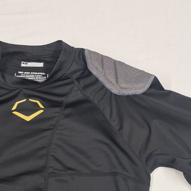 Evoshield Swag Tech Padded Compression Baseball T Shirt Gray Youth Sz XL gallery