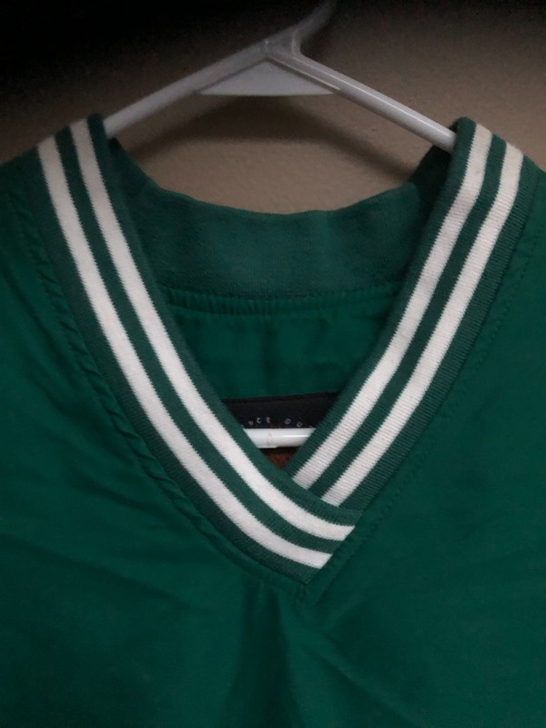 NWT Vintage Sun Mountain Performance Womens M Golf Windshirt Jacket Green White gallery
