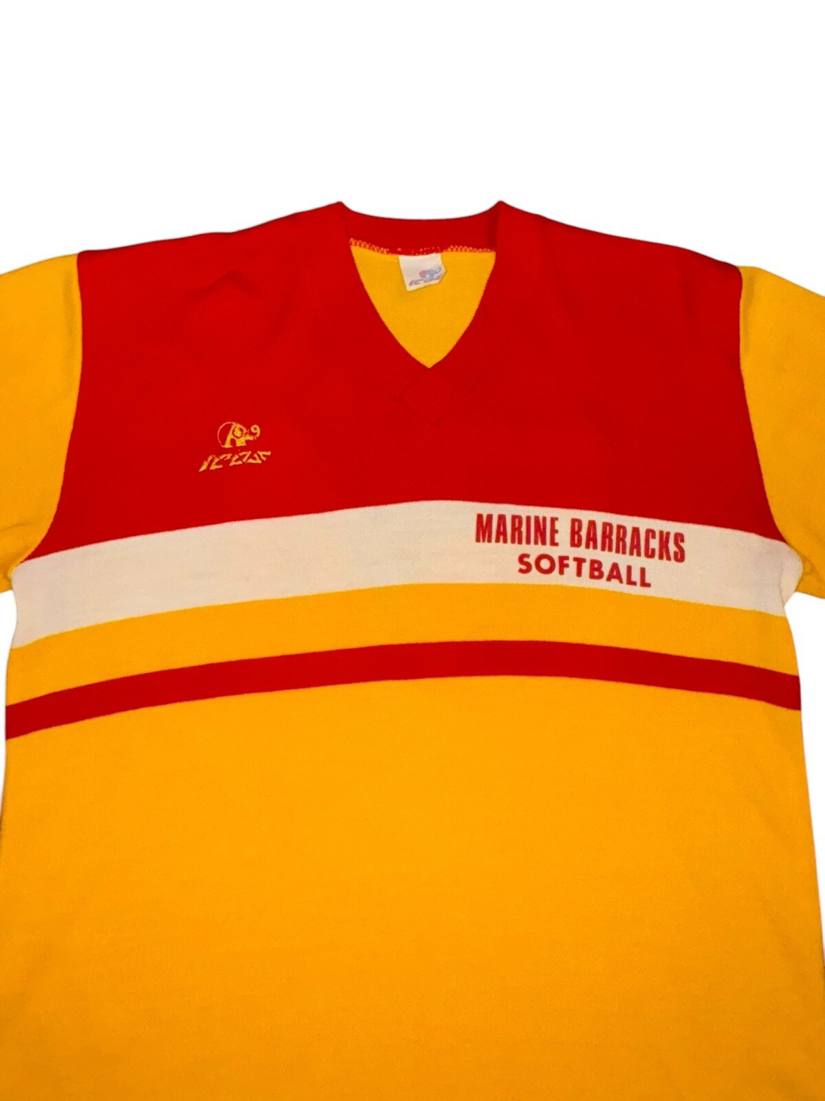 VTG USMC Marine Barracks Softball Jersey United States Marine Corps Men’s Medium gallery