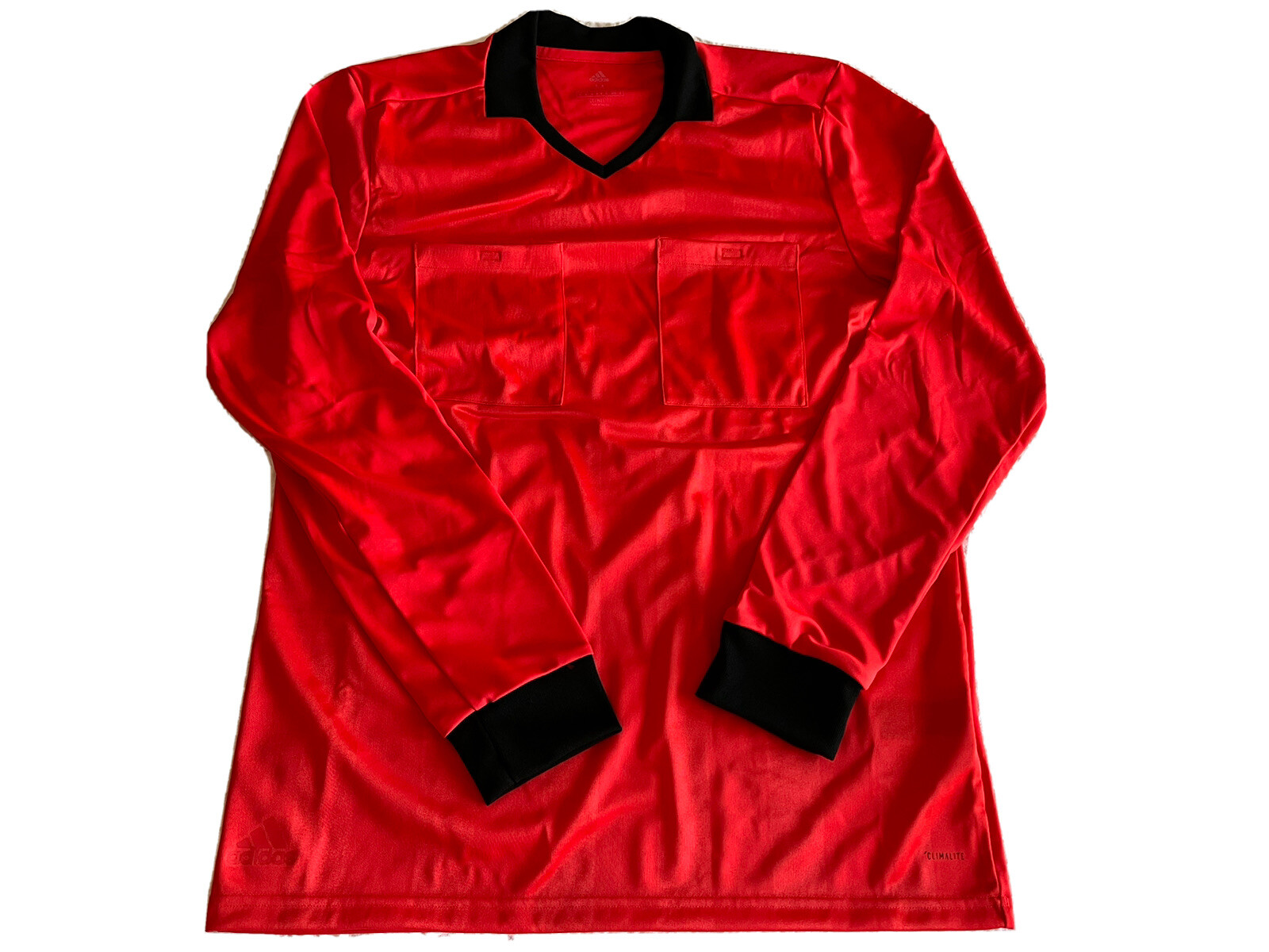 adidas Men's Soccer Referee 18 Long Sleeve Jersey Red CV6322 Size Medium NWT $60 gallery
