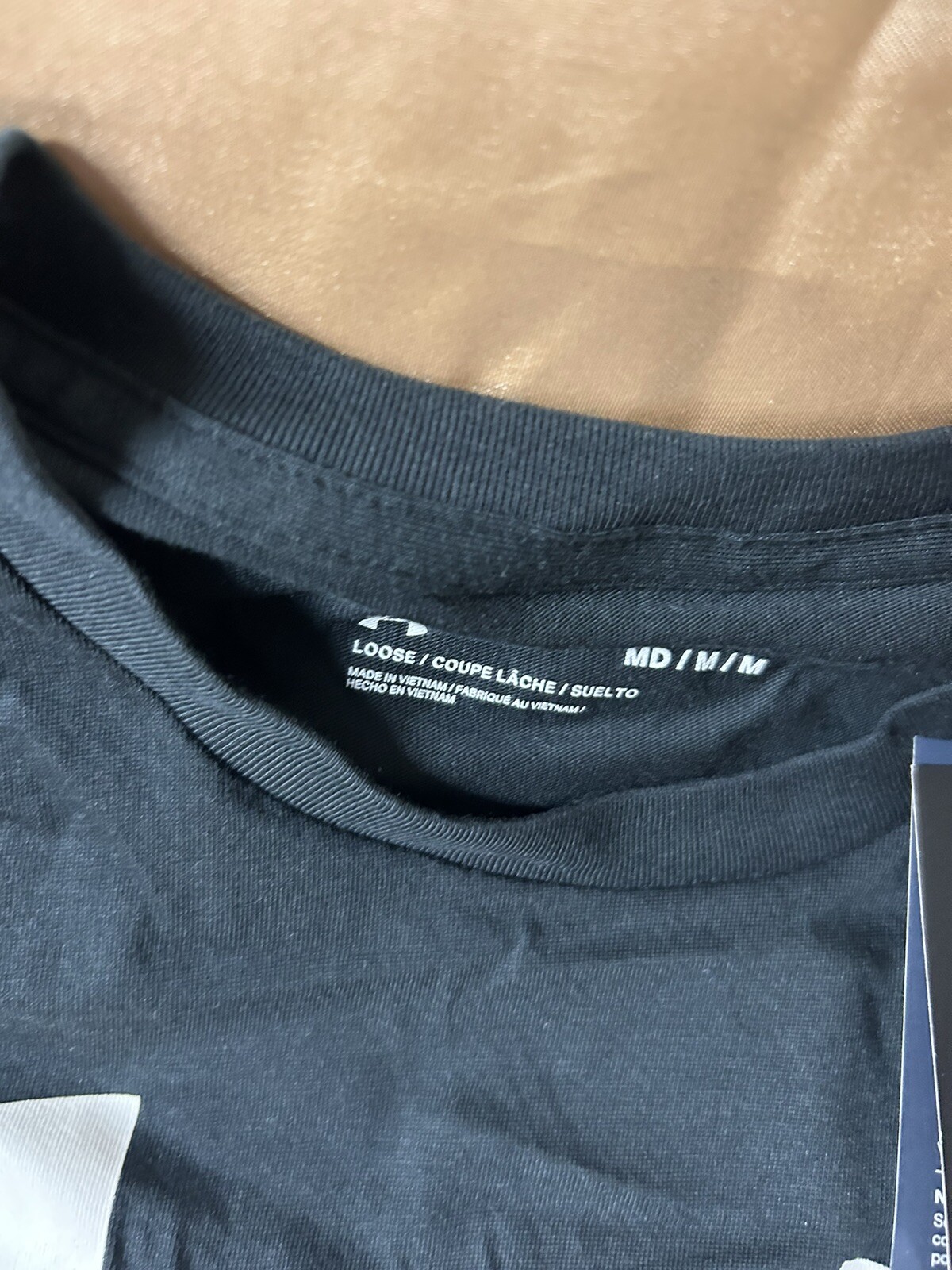 UNDER ARMOUR FREEDOM Military MEDIUM Loose Pullover Short-Sleeve Black T-Shirt gallery