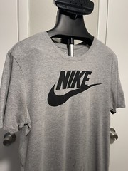 Nike Men’s T-Shirt Athletic Logo Swoosh Printed Active Short Sleeve Tee