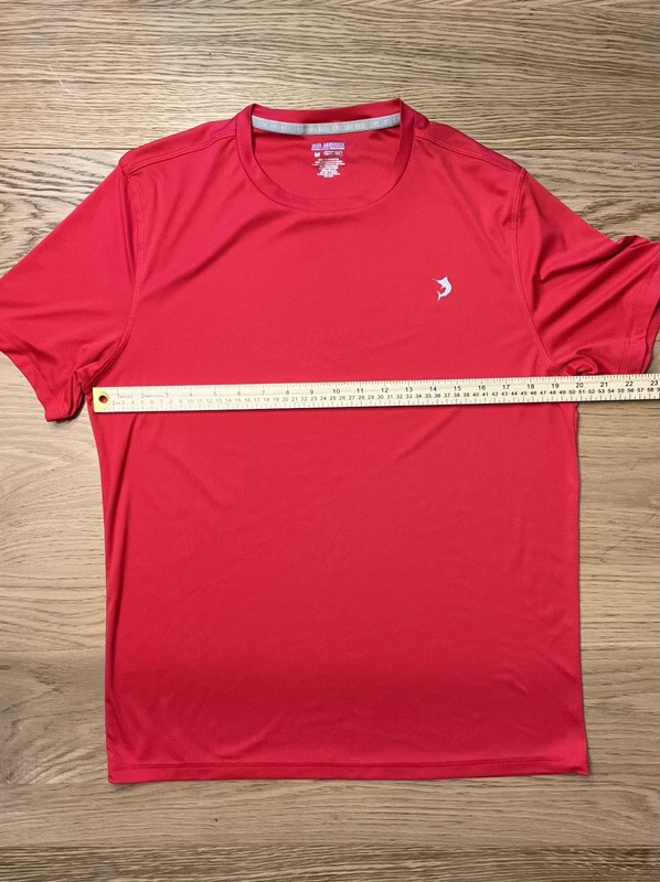 Reel Legends Reel-Tec Men's Medium Red Performance Fishing Shirt Quick Dry gallery