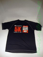 Champion Double Dry 5K Feb 27, 2010 ESPN Weekend Cancer Disney World Men T-Shirt