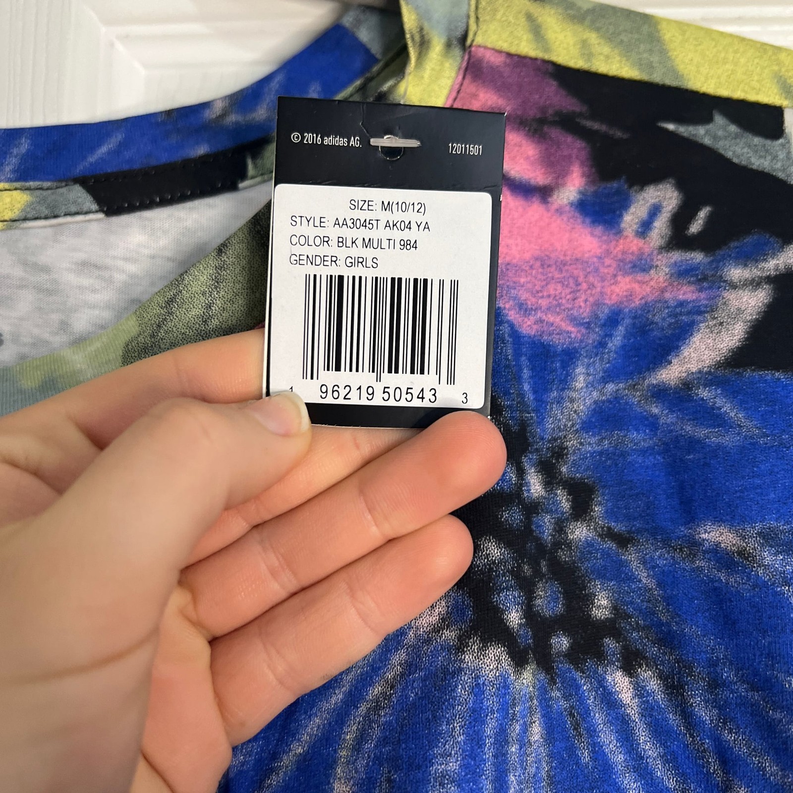 adidas Girls Short Sleeve Oversized tee gallery
