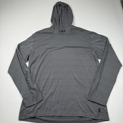 Prana Breathe Hoodie Mens 2XL Lightweight Long Sleeve Pullover Athletic Yoga Gym