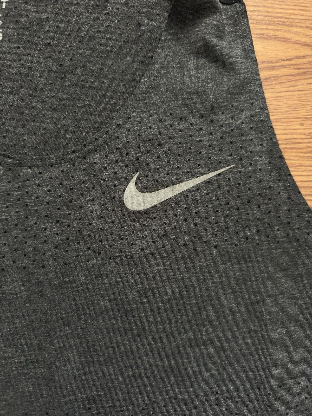 Nike Mens Dri-fit Track & Field Raceback Tank Top Running Pacer Run Club Size L gallery
